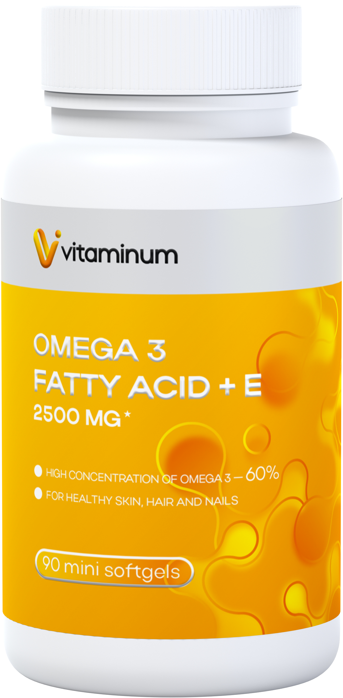 Vitaminum ОМЕГА 3 60% + витамин Е (2500 MG*) 90 капсул 700 мг   в Кропоткине
